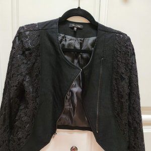 Max and Riley Black Lace cropped jacket